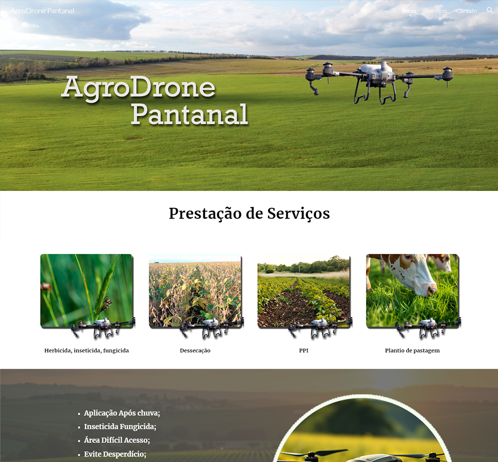 Sonho de imagens- Agrodrone Pantanal